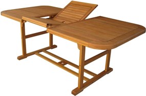 TURRIS - tavolo da giardino allungabile in legno massiccio di acacia 150/200