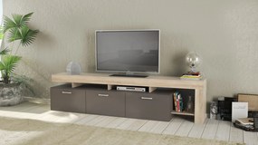 TOKE - porta tv di design con 3 cassetti