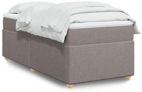 Giroletto A Molle Con Materasso Tortora 100x200 Cm İn Tessuto /