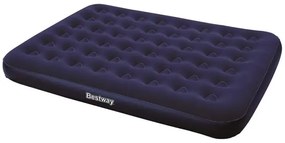Materasso matrimoniale gonfiabile floccato Bestway in vinile blu 191x137x22 cm - cod. 67002