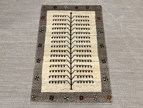 Gashguli Tappeto 90 x 120 Beige (Iran) Annodato A Mano