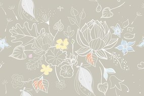 Carta da parati – Motivo autunnale delicato