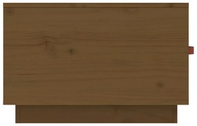 Tavolino da Salotto Miele 60x53x35 cm Legno Massello di Pino