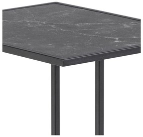 Tavolino con piano effetto marmo 43x35 cm Infinity – Actona