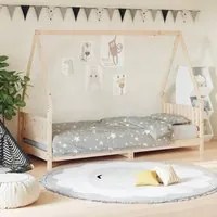 Giroletto per Bambini 80x200 cm in Legno Massello di Pinocod mxl 103312