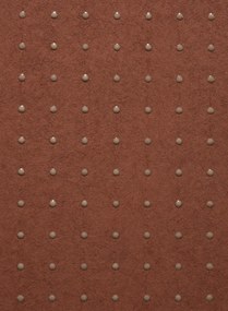 Arte International Tapete Dots - 31031 - Red of Ancient Architecture