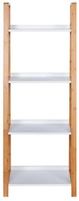 Scaffale da bagno in bambù con 4 ripiani Finja - Wenko