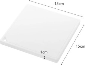 Tappetino bianco quadrato per pentole calde Tower - YAMAZAKI