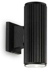 Ideal Lux - Applique da esterno BASE 2xGU10/28W/230V IP44 nero