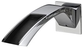 Treemme Archè Bocca lavabo a muro con flusso cascata 193mm cromo