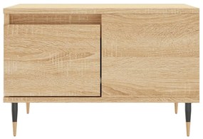 Tavolino salotto rovere sonoma 55x55x36,5 cm legno multistrato