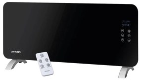 Concept KS4010 - Termoconvettore elettrico 2000W IP24 nero+telecomando