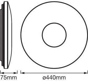 Ledvance - Plafoniera LED con sensore SPARKLEDOT LED/32W/230V