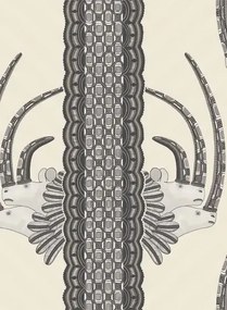 Nashorn Tapete Jabu von Cole & Son - Cream