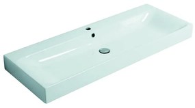 Lavabo sospeso rettangolare Cento L 120 x H 10 x P 45 cm