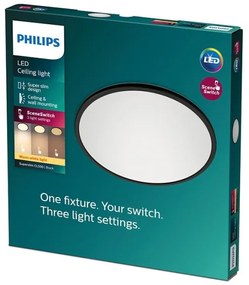 Philips - Plafoniera LED dimmerabile SUPERSLIM CL550 LED/15W/230V