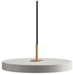 Grigio chiaro Apparecchio a sospensione LED con paralume in metallo ø 31 cm Asteria Mini - UMAGE