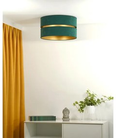 Duolla - Plafoniera DUO 1xE27/40W/230V diametro 40 cm verde/oro