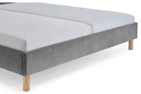 Letto matrimoniale imbottito grigio rete non inclusa 180x200 cm Joker – Meise Möbel