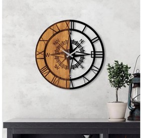 Orologio da parete diametro 56 cm 1xAA legno/metallo