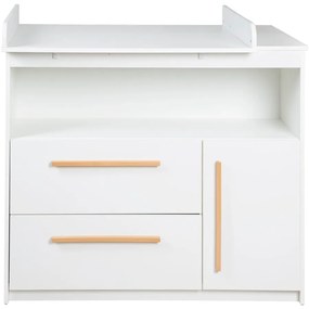 Cassettiera bassa bianca 107x98 cm Lilo - Roba