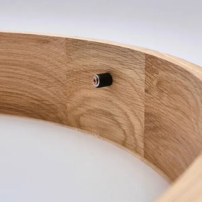 Brilagi - Lampada LED da soffitto CARVALHO SLIM 1xE27/60W/230V rovere Ø27 cm