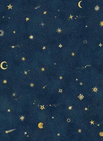 Sandberg Carta da parati panoramica Starry Sky - Petrol