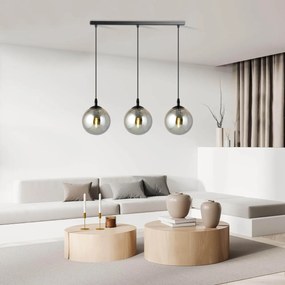 Lampadario a sospensione COSMO 3 BLACK GRAFIT