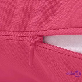 vidaXL Cuscini da Esterno 4 pz 45x45 cm Rosa