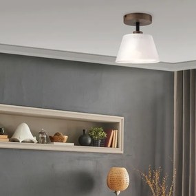 Brilagi - Lampada LED ANTHONY 1xE14/60W/230V rovere/noce/bianco
