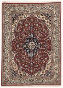 Isfahan Tappeto 110 x 150 (Iran) Annodato A Mano