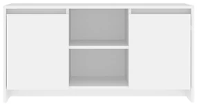 Mobile porta tv bianco 102x37,5x52,5 cm in truciolato