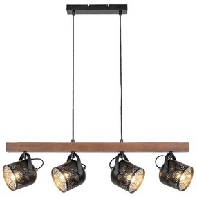 Rabalux 3300 - Lampadario a sospensione con filo ROTEM 4xE14/40W/230V