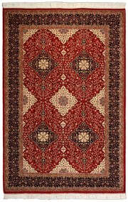 Kashan Tappeto orientale 280x190 Rosa (Pakistan) Annodato A Mano