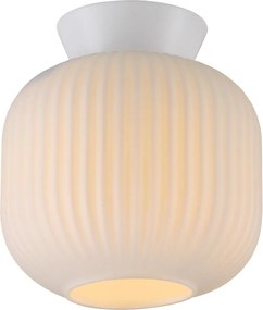 Schöner Wohnen 13574-16 - Plafoniera NAMI 1xE27/25W/230V Ø 20 cm bianca