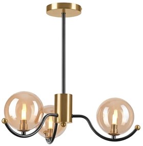 Lampadario a stelo GEORGIA 3xG9/5W/230V dorato/beige fumé