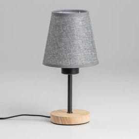 Brilagi - Lampada da tavolo NUBILA WOOD 1xE27/25W/230V quercia/grigio