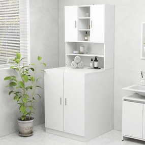 Mobile Per Lavatrice Bianco 70,5x25,5x90 Cm /