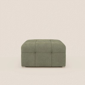 Mosaic pouf e modulo in bouclé - 96x77 cm design capitonné in tessuto smacchiabile T21