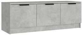 Mobile porta tv grigio cemento 102x35x36,5 cm legno multistrato