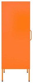 Armadietto arancione 42,5x35x101,5 cm in acciaio