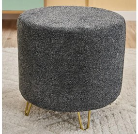 Pouf NANI Ø 40 cm antracite