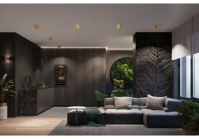 Sollux Sl.1182 - Faretto QUAD 1xGU10/10W/230V oro