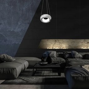 Lampadario LED a sospensione con filo MERCURIO 1xLED/12W/230V