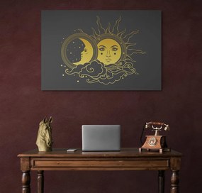 Stampa su tela – Armonia tra sole e luna