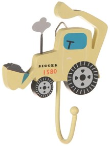 Gancio da parete giallo Digger – Sass &amp; Belle