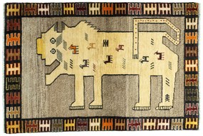 Gabbeh Tappeto persiano 100 x 150 Marrone (Iran) Annodato A Mano