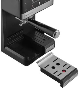 Sencor - Macchina per caffè espresso a portafiltro 1350 W/230 V nero/cromo satinato