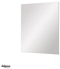 Specchio Rettangolare "Basic" Da 60x80 Filo Lucido Installazione Reversibile