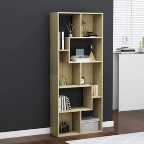 Libreria Rovere Sonoma 67x24x161 Cm İn Legno Multistrato /